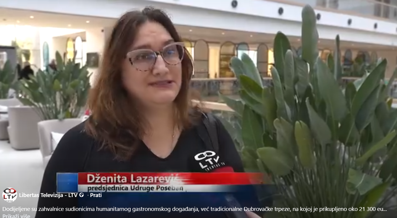 Dodijeljene su zahvalnice sudionicima humanitarnog gastronomskog događanja, već tradicionalne Dubrovačke trpeze, na kojoj je prikupljeno oko 21 300 eura za udrugu Poseban prijatelj.